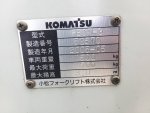 รถยก โฟล์คลิฟท์ไฟฟ้า Komatsu รุ่นใหม่ นั่งขับ นน.ยก700กก. เสาสูง3ม. พร้อมระบบชาร์จในตัว ดีมาก พร้อมใช้งาน 